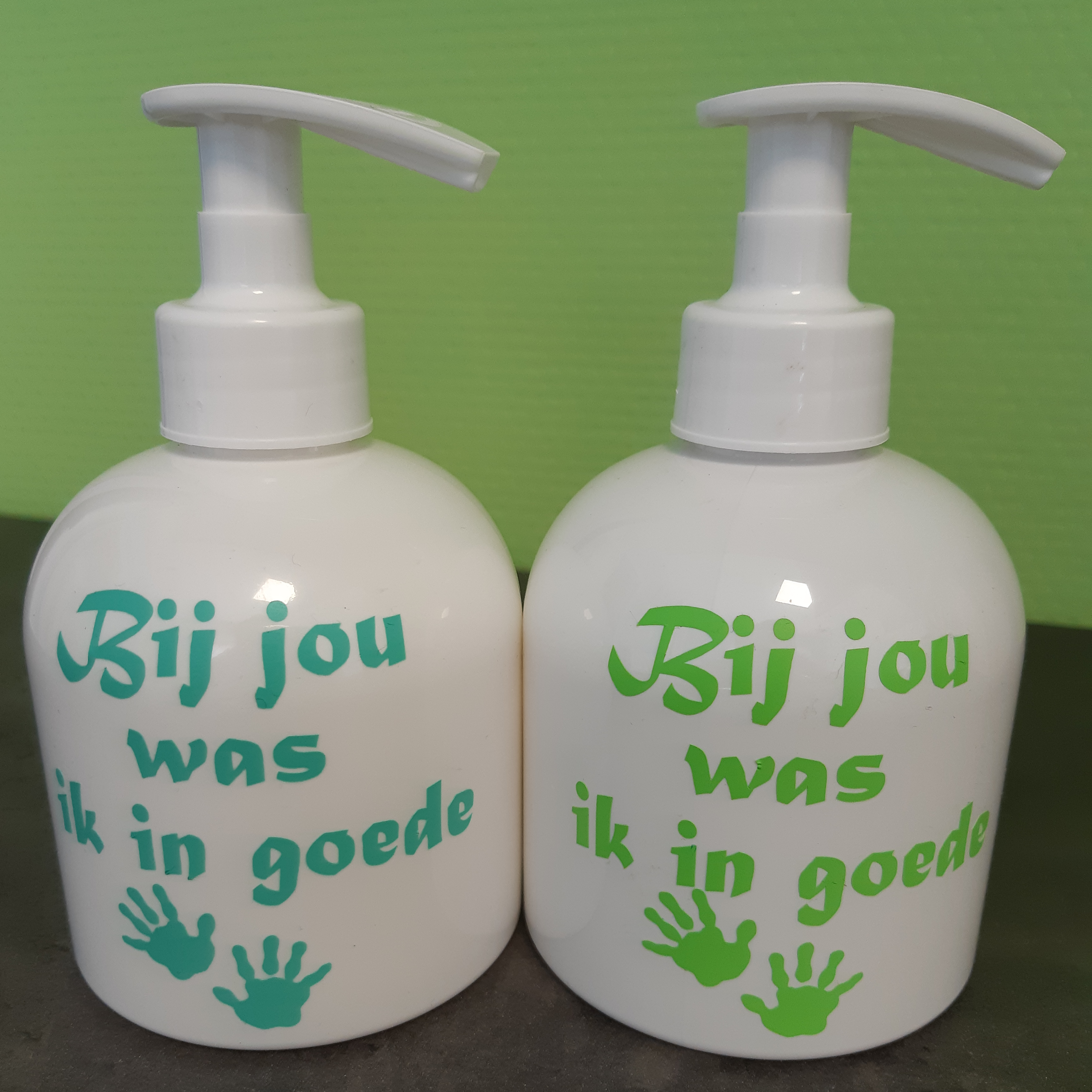 Pompje met handzeep