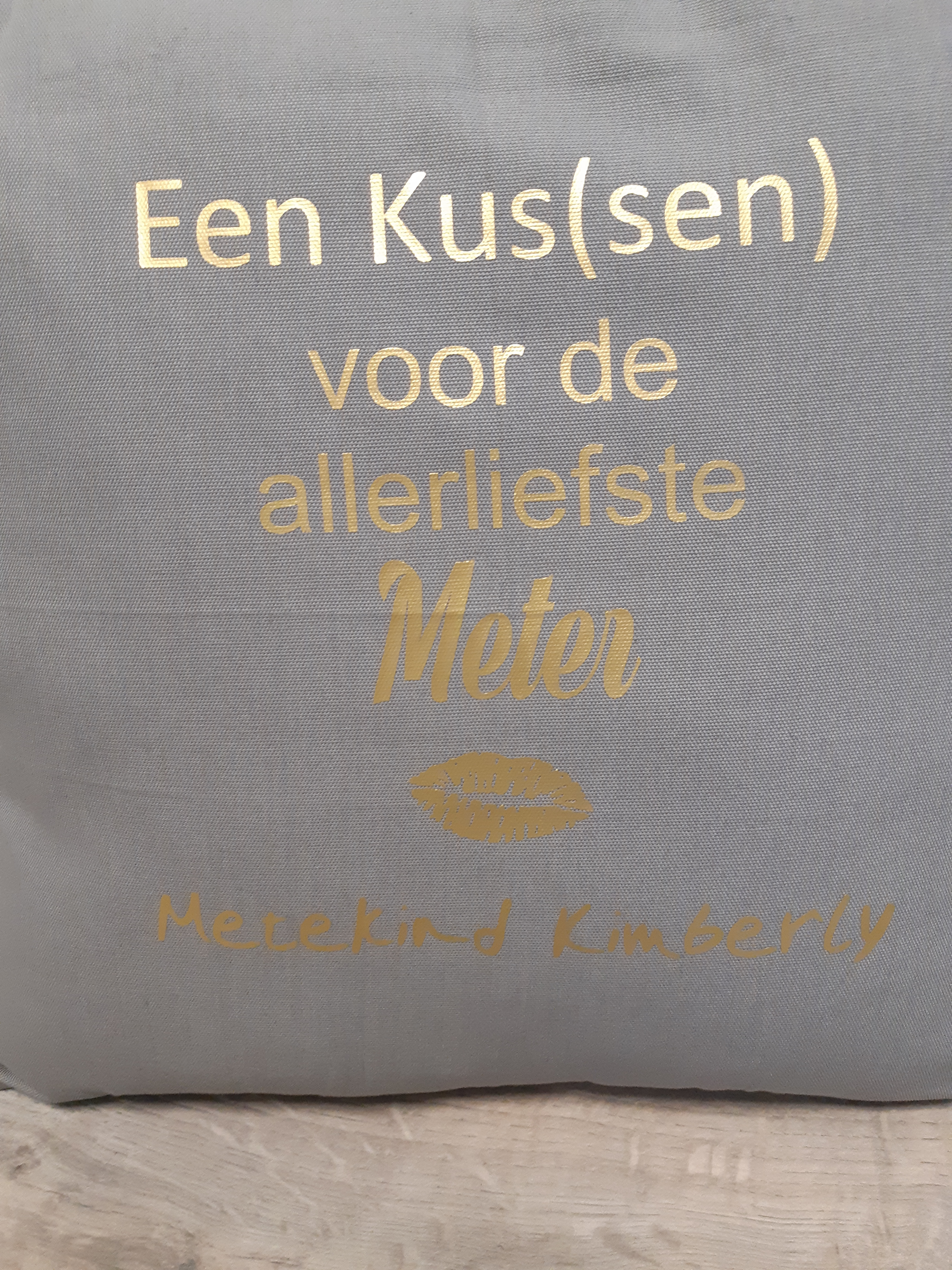 Kussen allerliefste meter