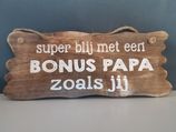 houten hanger bonus papa