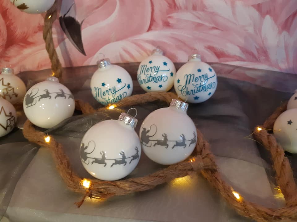 gepersonaliseerde Kerstballen