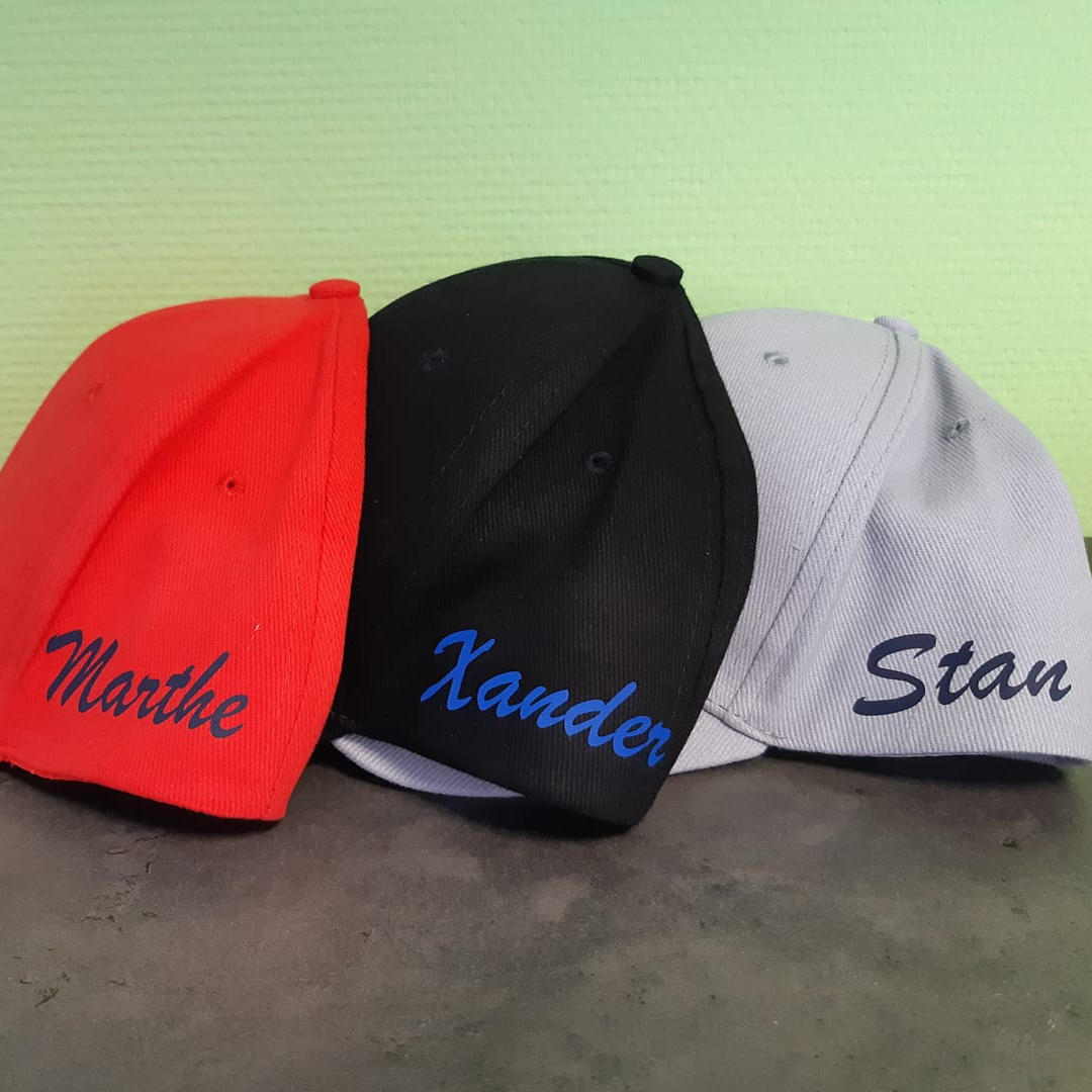 petten met naam