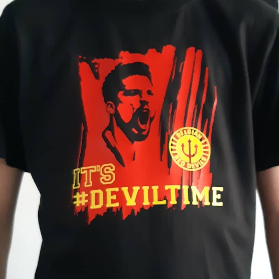 t-shirt  it's deviltime