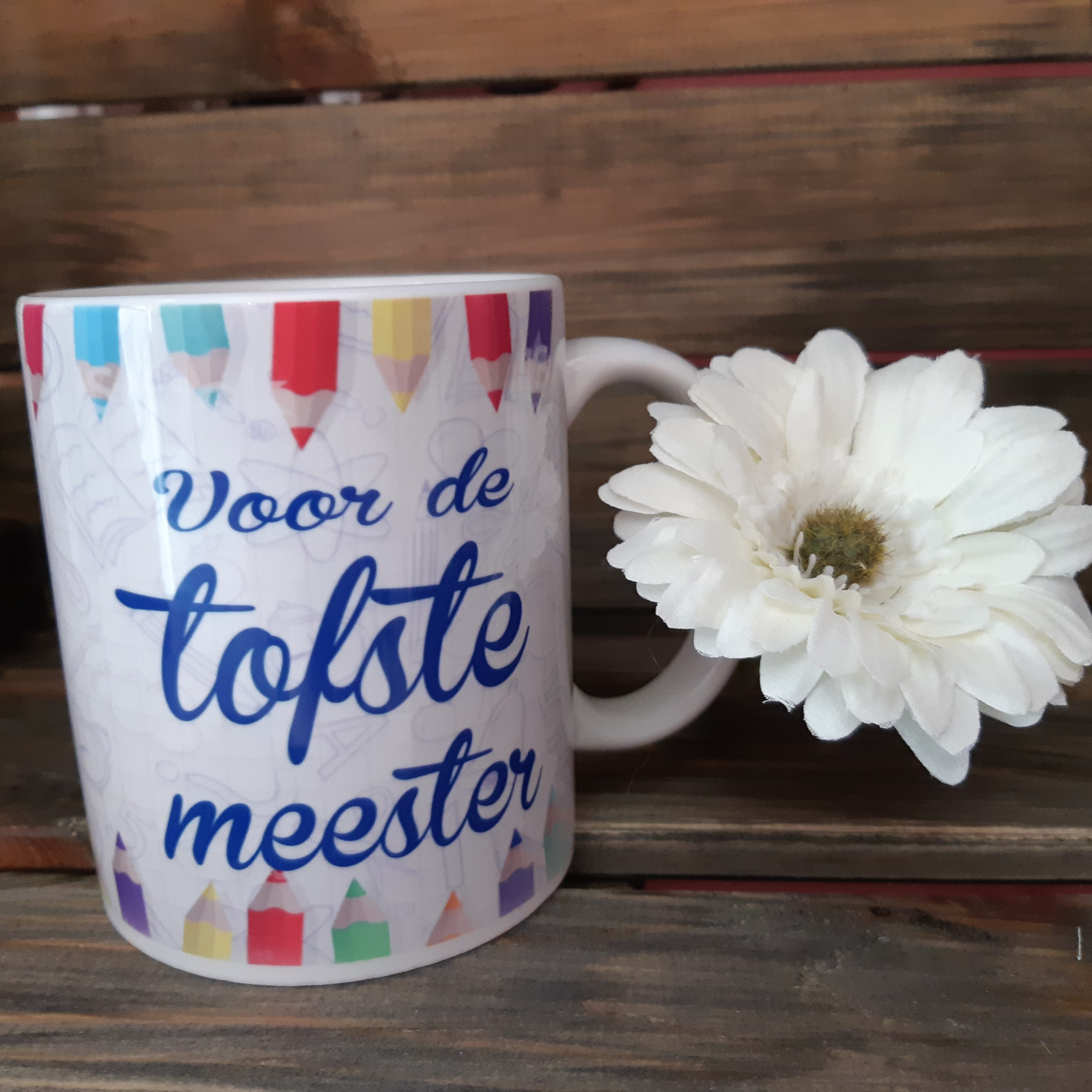 koffietas voor de liefste meester